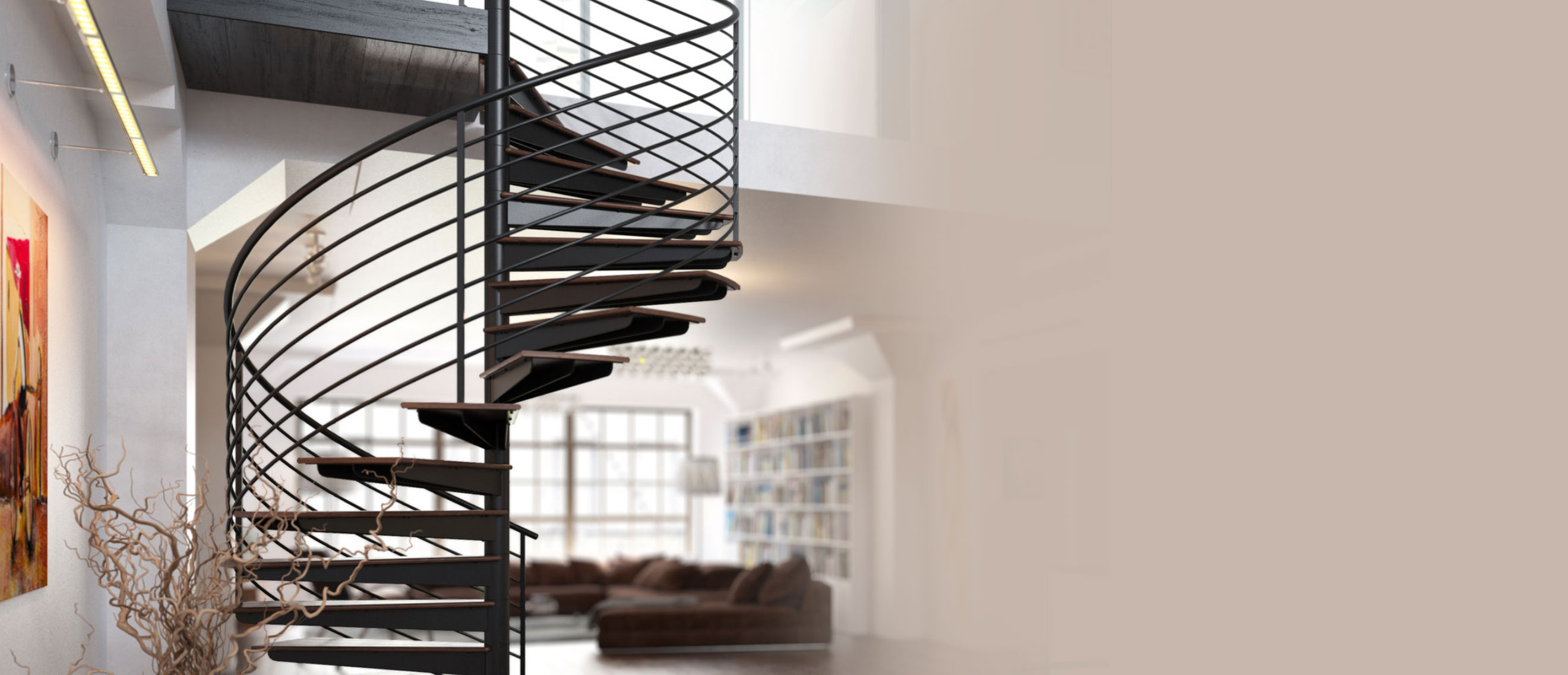 Slider Spindeltreppe