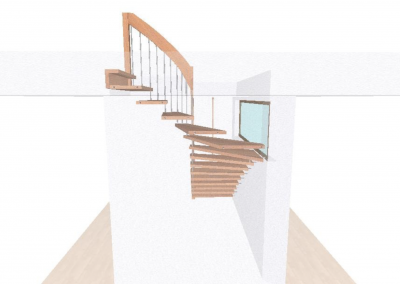 Rendering-Planung-Treppe-Komplette-Ansicht-Wand