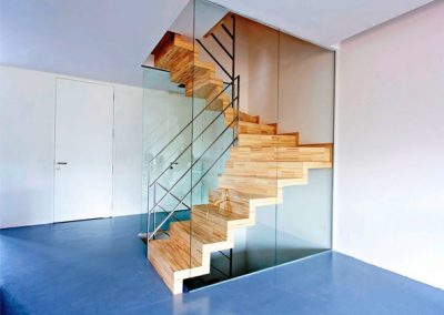 Glaswand Faltwerktreppe Baden-Baden