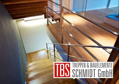 Edelstahlgelaender Faltwerktreppe Freiburg