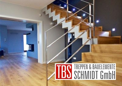 Wandbeleuchtung Faltwerktreppe Freiburg