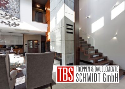 Glasgelaender Faltwerktreppe Muenchen