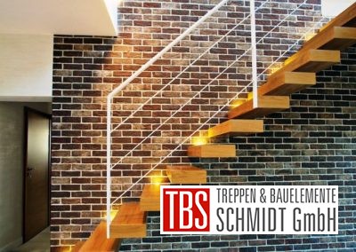 Seitenansicht Kragarmtreppe Sachsen