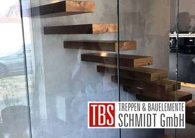 Glaswand Kragarmtreppe Gersheim