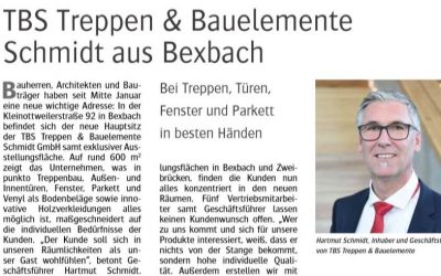 Bericht im EUROSAAR Wirtschaftsmagazin