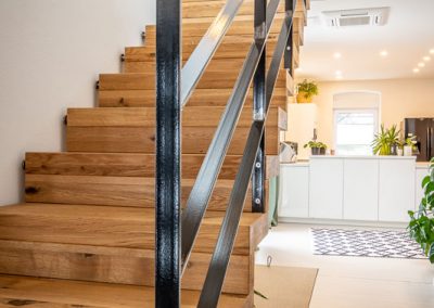 Gelaenderansicht Faltwerktreppe Hoechen
